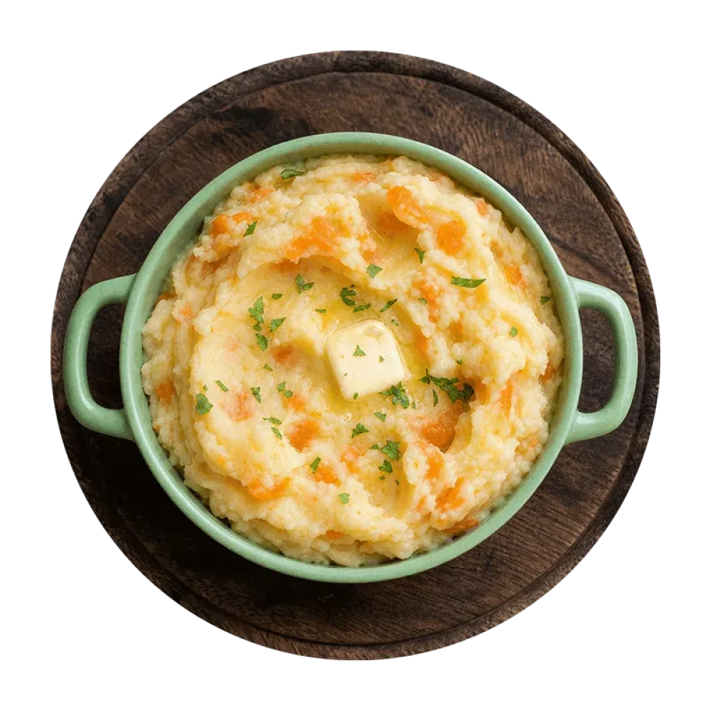 Картофельное пюре с морковью Картофельное пюре с морковью